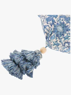 DockATot Futon Royal Madras, Pink & Rose, Blue