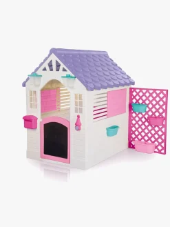 DOLU Garden Legehus med Hegn, Pink