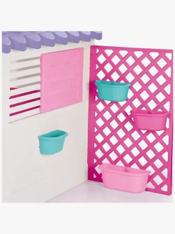 DOLU Garden Legehus med Hegn, Pink