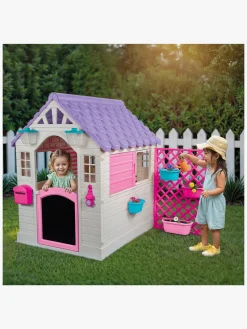 DOLU Garden Legehus med Hegn, Pink