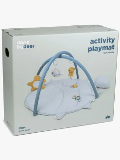 Done By Deer Aktivitetstæppe Sea Friends, Blue