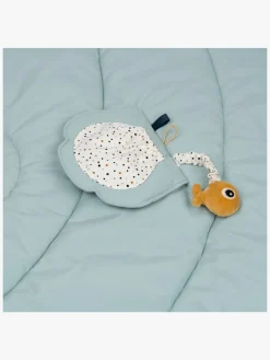 Done By Deer Aktivitetstæppe Sea Friends, Blue