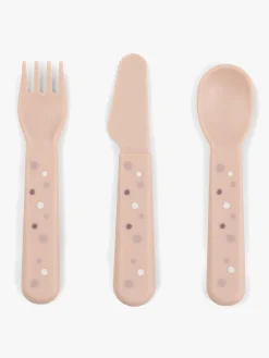 Done By Deer Foodie Bestik Happy Dots, Pink