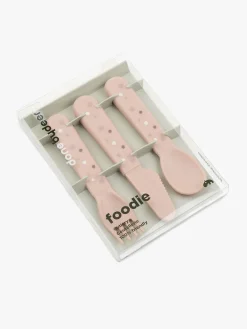 Done By Deer Foodie Bestik Happy Dots, Pink