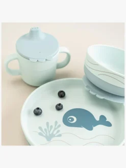 Done By Deer Foodie Madsæt Wally, Blue