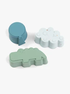 Done By Deer Happy Clouds Silikoneforme 3-pak, Blue