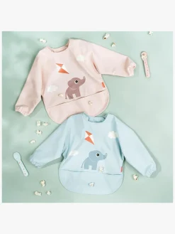 Done By Deer Playground  Langærmet Hagesmæk, Blue