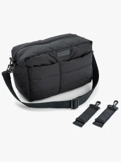 Done By Deer Quiltet Pusletaske med Barnevognskrog, Black