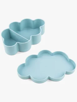 Done By Deer Snacks- Og Madkasser med Sugerørskop, Blue