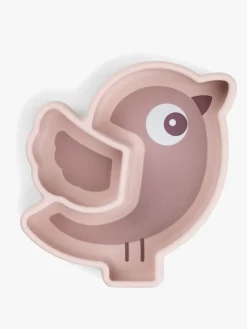 Done By Deer Stick & Stay Silikonetallerken Birdee, Powder