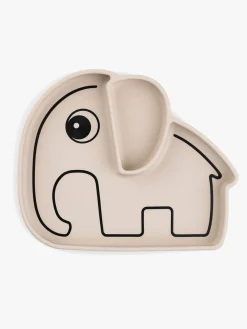 Done By Deer Stick & Stay Silikonetallerken Elphee, Sand