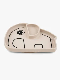 Done By Deer Stick & Stay Silikonetallerken Elphee, Sand