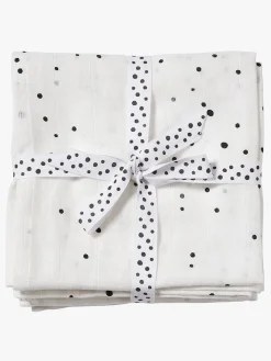 Done By Deer Stofble Dreamy Dots 2-pak, White