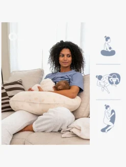 Doomoo  Amme- & Graviditetspude 2-i-1, Latte