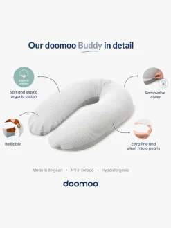 Doomoo  Amme- & Graviditetspude Buddy, Blomster Gul