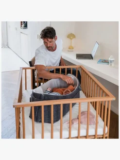 Doomoo Babynest/lift 3-i-1, Grå