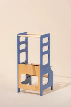 Duck Woodworks Justerbart Læringstårn, Blå