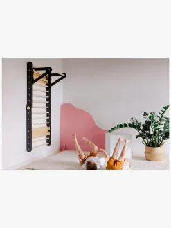 Duck Woodworks Klatretrekant Væg, Sort