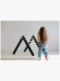 Duck Woodworks Klatretrekant Væg, Sort
