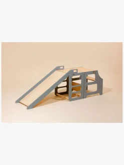 Duck Woodworks Rutsjebane til Sammenklappeligt Læringstårn, Grå