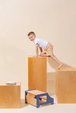 Duck Woodworks Skammel, Blå