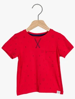 Ebbe Boston T-Shirt, Blue Anchors