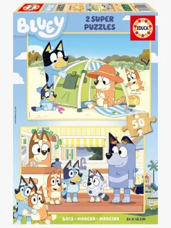 Educa Bluey Træpuslespil 2x50 Brikker