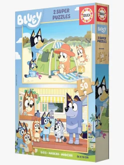 Educa Bluey Træpuslespil 2x50 Brikker