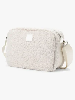 Elodie Cross Body Pusletaske, White Bouclé