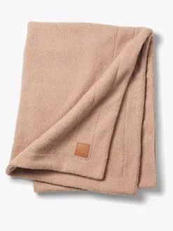 Elodie Pearl Velvet Tæppe 100x75, Pink Bouclé