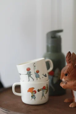 Elsa Beskow  Julemandens børn Spisesæt 3 Dele, Beige