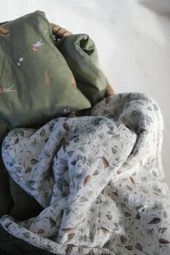 Elsa Beskow Tomtebobarnen Sengesæt 150 x 210, Grøn