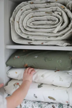 Elsa Beskow Tomtebobarnen Sengesæt 150 x 210, Grøn