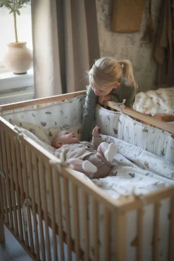 Elsa Beskow Tomtebobarnen Sengesæt 100 x 130 Tremmeseng, Beige