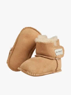 EN FANT Fåreskindstøfler, Camel