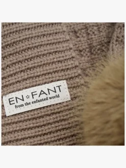 EN FANT Hue Uldblanding med Kunstpels, Fungi