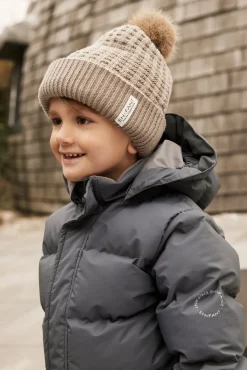 EN FANT Hue Uldblanding med Kunstpels, Fungi