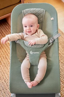 Ergobaby Evolve 3-in-1 Skråstol Mesh, Sage Green