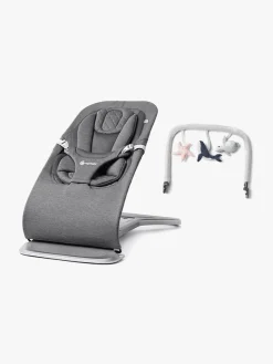 Ergobaby Evolve 3-in-1 Skråstol inkl. legetøjsbøjle, Charcoal Grey