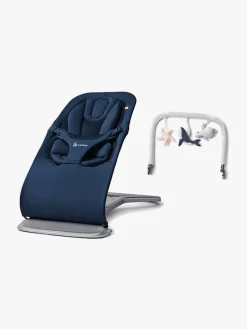 Ergobaby Evolve 3-in-1 Skråstol inkl. legetøjsbøjle, Midnight Blue