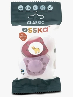 Esska Classic Horse Sutter 2-pak, Lyserød/Lilla