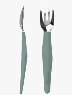 Everyday Baby Bestiksæt Silikone 2-pak, Grøn