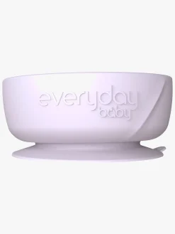 Everyday Baby Skål Silikone, Lavendelfarvet