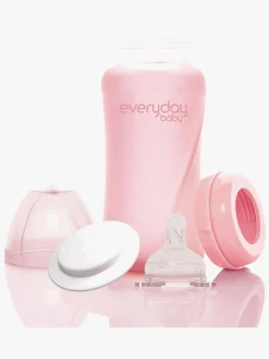 Everyday Baby Sutteflaske Glas 240 ml, Lyserød