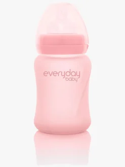 Everyday Baby Sutteflaske Glas 150 ml, Lyserød