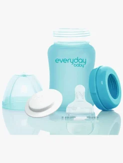 Everyday Baby Varmeindikator Sutteflaske Glas 150 ml, Turkis