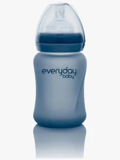 Everyday Baby Varmeindikator Sutteflaske Glas 150 ml Blåbær