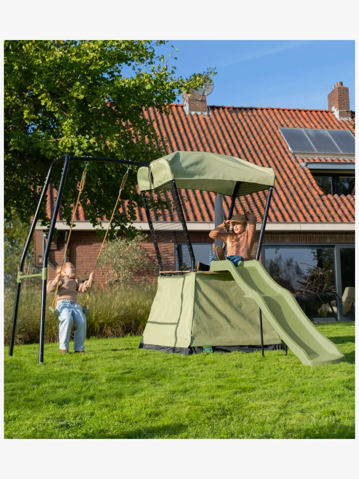 EXIT Ivy Legetårn med Rutsjebane & Gynge