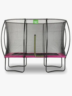 EXIT Silhouette Trampolin inkl. Sikkerhedsnet 214x305 cm, Pink
