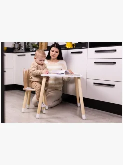 Family-SCL Kanin Bord & Stol Sæt, Hvid